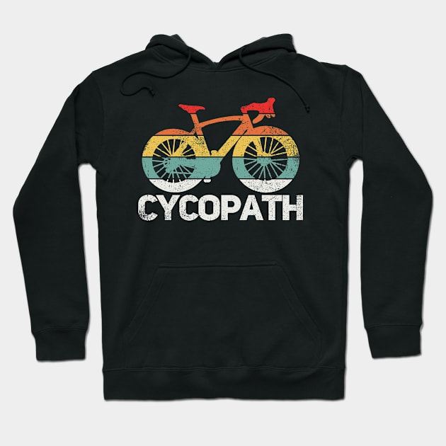 Cycling Cyclist Vintage Hoodie by KAWAIITEE